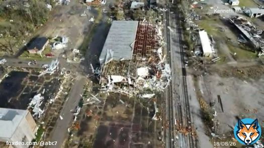 At least 7 dead in Alabama and Georgia as severe winds, tornadoes hammer U.S. South