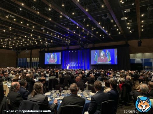 Wow! 1,100 people in Edmonton showed up tonight to support the UCP. Together, we will stand up for Alberta and win in the next election.  #cdnpoli #abpoli #ableg.
