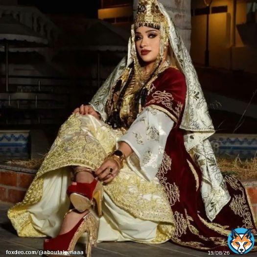 La Dlala, Chedda de la ville de Annaba. C'est une coiffe recouverte de Louis d'or, on peut aussi ici poser un Jbin chaoui dessus avec sur les c&ocirc;t&eacute;s les 'Chouchnat' (boucles d'oreilles en perles), de m&ecirc;me, elle se porte aussi avec uvec une multitude d'autres bijoux d'Alg&eacute;rie.
