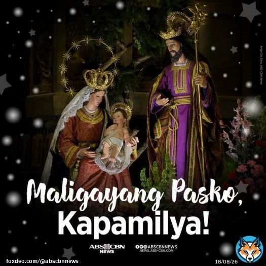 Pasko, Pasko, Pasko na namang muli!   Nawa'y manaig ang pagmamahalan sa kabila ng mga problema. Maligayang Pasko, Kapamilya!