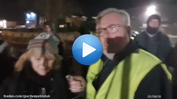 Courage starts by STANDING UP   Brave Irish mother and grandmother speaks out during tonight's protest against the ILLEGAL INVASION of fighting age men in COOKSTOWN Ireland  Full video here