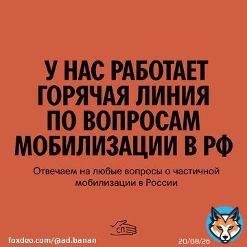 Горячая линия по вопросам мобилизации.  Также там можно поволонтерить. Для этого оставляйте заявки по той же ссылке.  #нетмобилизации #мобилизация