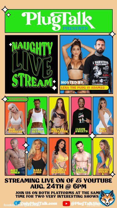 Who&rsquo;s tuning in live on Thursday for the @plugtalkshow YouTube/onlyfans stream???