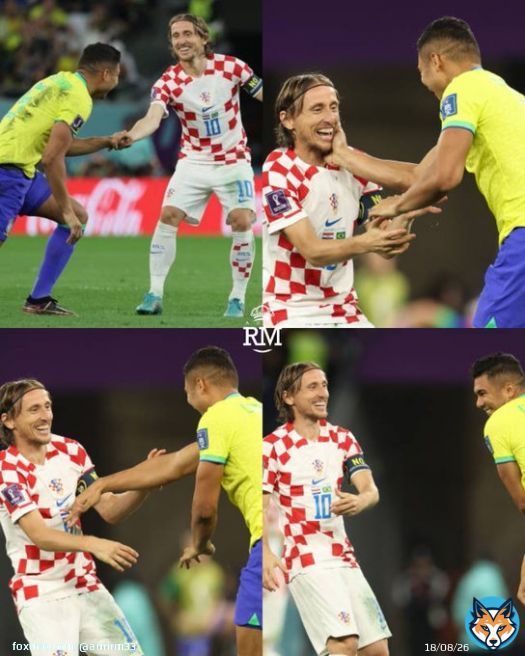 Luka Modric y Casemiro.
