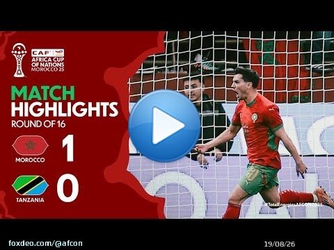 HIGHLIGHTS | Morocco \ud83c\udd9a Tanzania | #TotalEnergiesAFCON2025 - Round of 16 | ملخص المغرب وتنزانيا