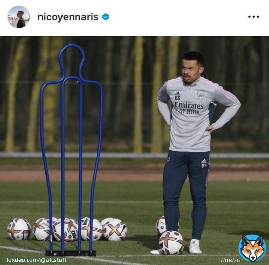Former Arsenal midfielder Nico Yennaris on Instagram: &ldquo;Arsenal  I&rsquo;ll forever to grateful to the Club for what you have done over the last 18 months after my 3 surgeries to get me back fit and on the pitch to continue my playing career.&rdquo; [IG: nicoyennaris] #afc