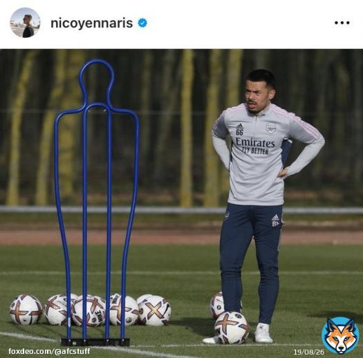 Former Arsenal midfielder Nico Yennaris on Instagram: &ldquo;Arsenal  I&rsquo;ll forever to grateful to the Club for what you have done over the last 18 months after my 3 surgeries to get me back fit and on the pitch to continue my playing career.&rdquo; [IG: nicoyennaris] #afc