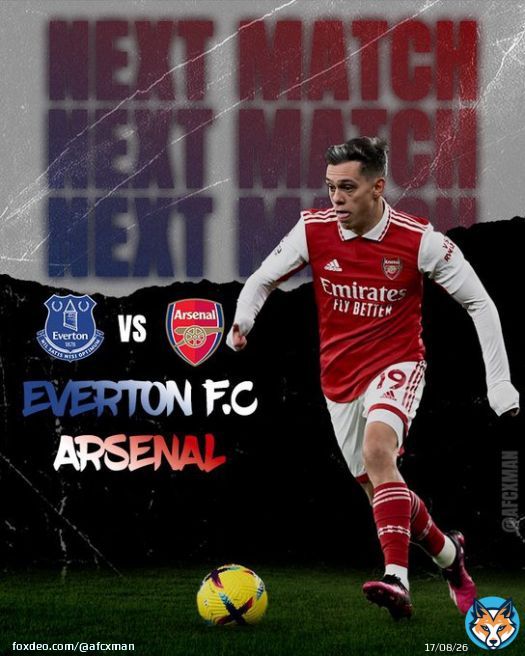 Everton vs Arsenal Next match poster design!  Likes and Rt&rsquo;s are appreciated #afc