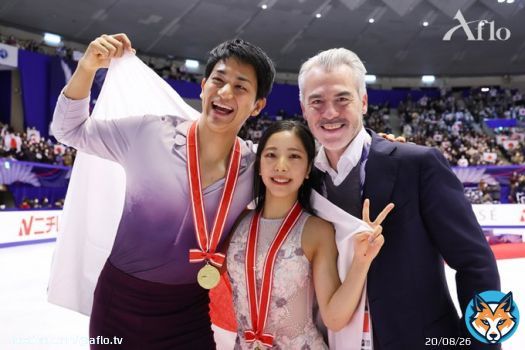 #フィギュア #りくりゅう ペア がGP2連勝 （No.204210515 写真：長田洋平/アフロスポーツ）  2022 #フィギュアスケート #GPシリーズ #NHK杯 #三浦璃来 #木原龍一 のペアがカナダ大会に続き優勝  関連写真はコチラから