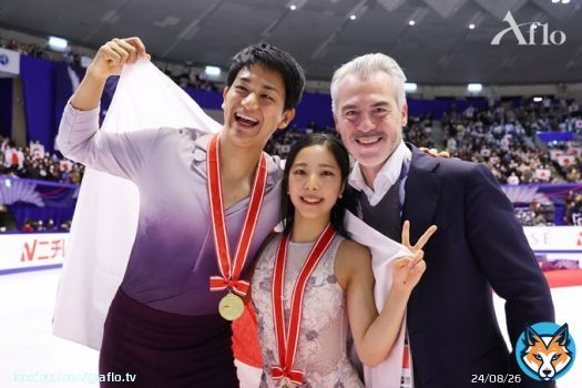 #フィギュア #りくりゅう ペア がGP2連勝 （No.204210515 写真：長田洋平/アフロスポーツ）  2022 #フィギュアスケート #GPシリーズ #NHK杯 #三浦璃来 #木原龍一 のペアがカナダ大会に続き優勝  関連写真はコチラから