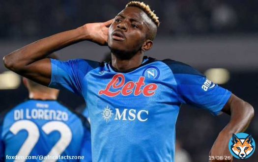 Osimhen is the Serie A Top Scorer with 21 goals  Victor Boniface is the Europa League Top Scorer with 6 goals  Ighalo is the Saudi Pro League Top Scorer with 18 goals  Folarin Balogun is the Second Ligue 1 Top Scorer with 18 goals  Akpom is the Championship Top Scorer (26 goals).