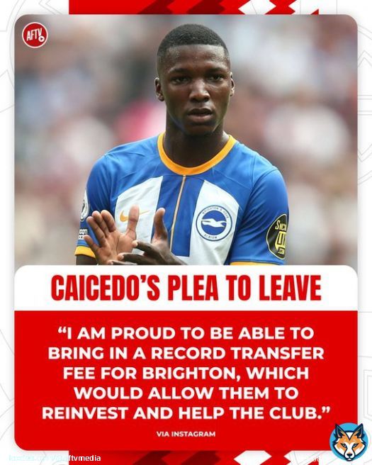 'My dream is to become the most decorated Ecuadorian player in history.'  Thoughts on this?   #AFC #Arsenal #Caicedo