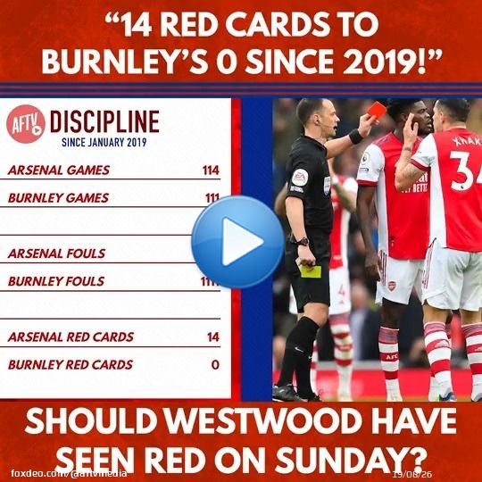 Should Westwood have seen red on Sunday?   #Arsenal #ARSBUR #AFC