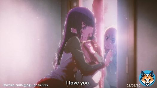 The moment when Ai says 'I Love You' to Aqua and Ruby at the end. It is the moment when someone who thinks lie is love realizes how to love, what it means to love, and how it feels to love someone who doesn't know how to love, and how it feels to lovlove someone.  #推しの子