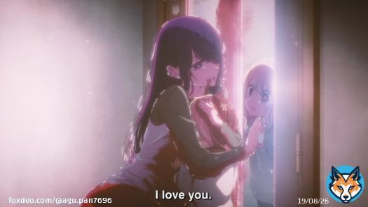 The moment when Ai says 'I Love You' to Aqua and Ruby at the end. It is the moment when someone who thinks lie is love realizes how to love, what it means to love, and how it feels to love someone who doesn't know how to love, and how it feels to lovlove someone.  #推しの子