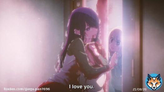 The moment when Ai says 'I Love You' to Aqua and Ruby at the end. It is the moment when someone who thinks lie is love realizes how to love, what it means to love, and how it feels to love someone who doesn't know how to love, and how it feels to lovlove someone.  #推しの子