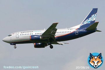| #??? ?? ????: The crew of Aeroflot Flight 821 (Boeing 737-500) lose control of their aircraft and crashes into a ravine while on approach to Perm Airport, Russia, all 88 on board die. Factors included spatial disorientation, lack of training and piilot intoxication.