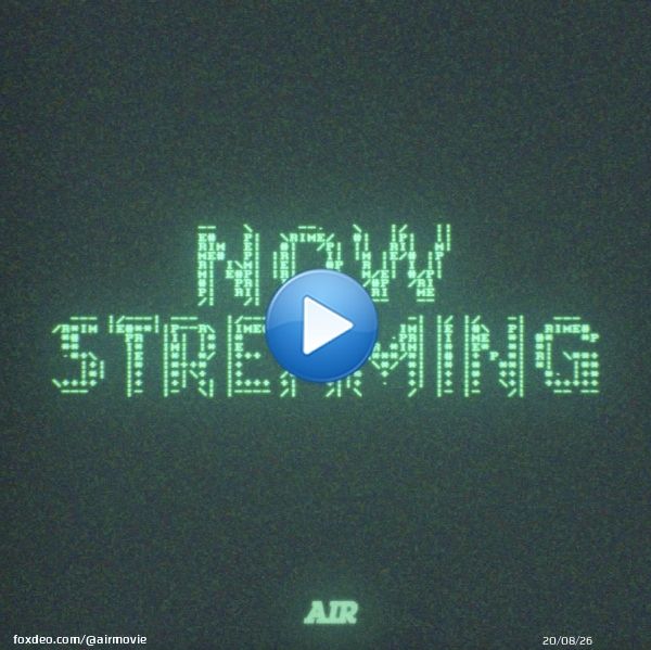 Call everyone you know. #AIRMovie is now streaming on @PrimeVideo and playing in a theater near you.