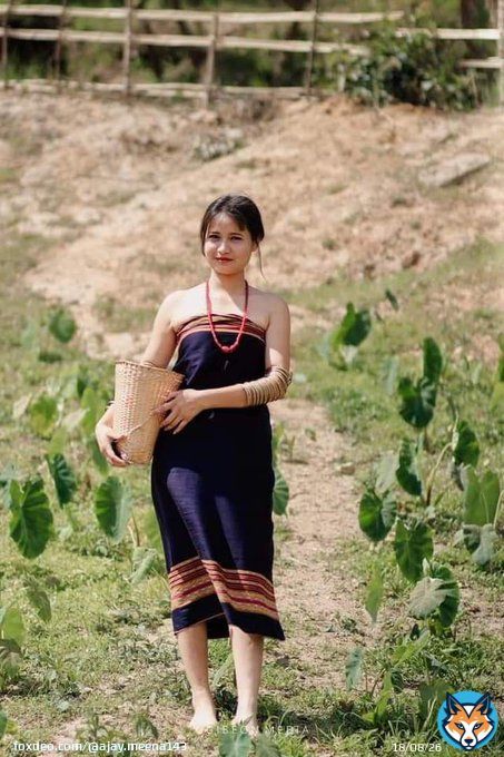 Thadou kuki traditional chikim beautiful girls culture and identity tribal fashion chin kuki mizo.