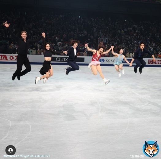 europeoniceさんのig 世界フィギュア エキシビション ウイナーズジャンプ #宇野昌磨 #坂本花織 #木原龍一 #三浦璃来 #りくりゅう #マジソン・チョック #エヴァン・ベイツ