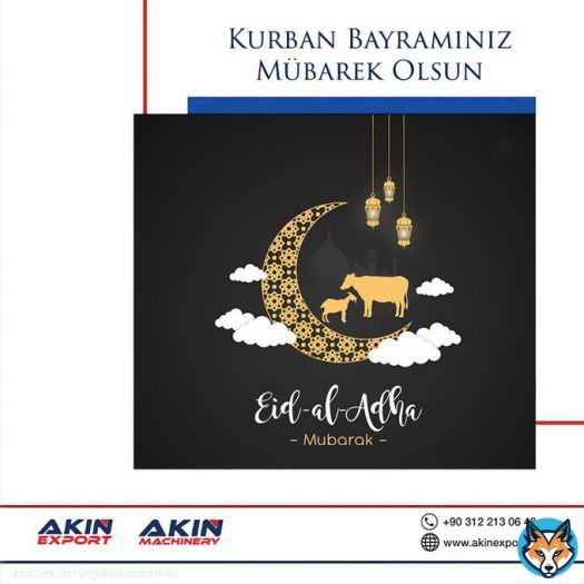 EN - Happy Eid al-Adha! FR - Bonne A&iuml;d El Adha! RU - С праздником Курбан-Байрам AR - نهنئكم بعيد الأضحى المبارك