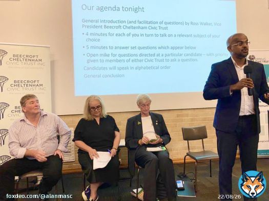 Honoured to address the Epping candidates forum last night. #Perrottet wasn&rsquo;t there and even hardened Liberals were ropeable! He has abandoned Epping, now on March 25 Epping can do the same to him. Time for a fresh start #nswpol
