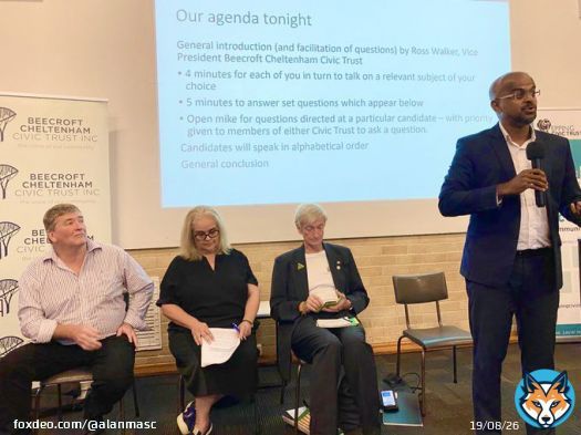 Honoured to address the Epping candidates forum last night. #Perrottet wasn&rsquo;t there and even hardened Liberals were ropeable! He has abandoned Epping, now on March 25 Epping can do the same to him. Time for a fresh start #nswpol