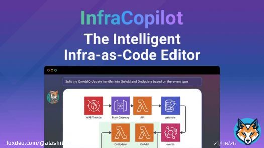 Introducing! InfraCopilot: The Intelligent Infra-as-Code Editor   The Wolfram Alpha of Infrastructure.  Transform high-level ideas into specific, always correct architectures that you can iterate on and optimize.    #KubeConEU #aws #azure #serverless