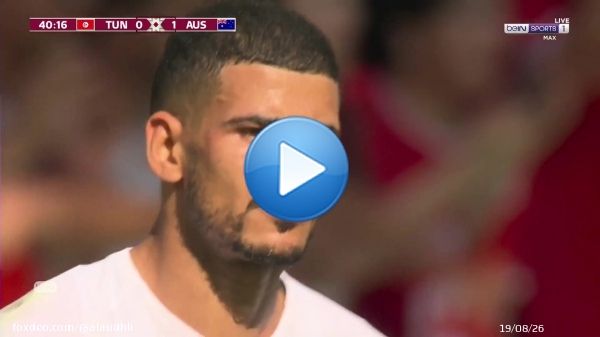 Tunisia  almost scores the equalizer on Australia  by halftime  #WorldCup #FIFAWorldCup2022 #TUNAUS #كأس_العالم #تونس_استراليا