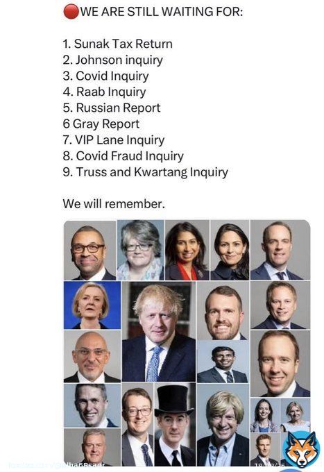 Don't forget the #Independence Poll that the courts have already told Gove to publish as well. #ToryCorruption  #ToryCriminalsUnfitToGovern  #ToriesDevoidOfShame  #uk #Scotland