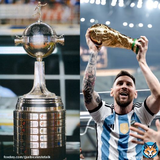 Argentina National Team will travel to the 2023 Copa Libertadores draw in Paraguay on 27th March. The event will be called &mdash; 'The Cup returns home' where Argentina NT will be honored as the World Champions. @Sebasrur