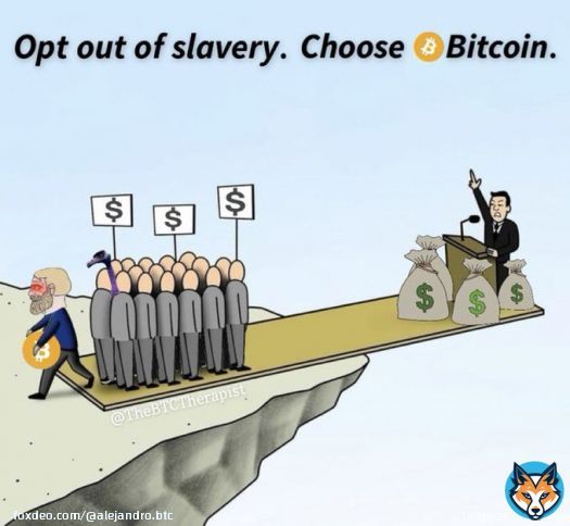 Opt Out of Slavery, Choose Freedom, Choose #Bitcoin