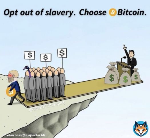Opt Out of Slavery, Choose Freedom, Choose #Bitcoin