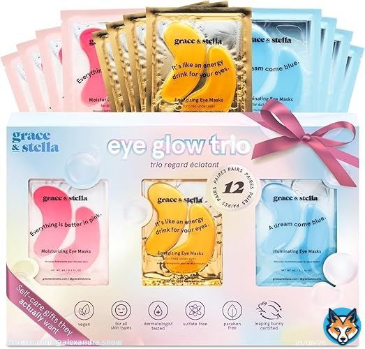 I just received Grace & Stella Under Eye Patches, Christmas Gifts for Women (12 Pairs) Christmas Gifts for Mom, Eye Patches for Puffy Eyes and Dark C from Scarborrough via Throne. Thank you {{sender}} that's very thoughtful.  #Wishlist #Throne