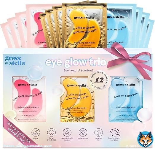 I just received Grace & Stella Under Eye Patches, Christmas Gifts for Women (12 Pairs) Christmas Gifts for Mom, Eye Patches for Puffy Eyes and Dark C from Scarborrough via Throne. Thank you {{sender}} that's very thoughtful.  #Wishlist #Throne