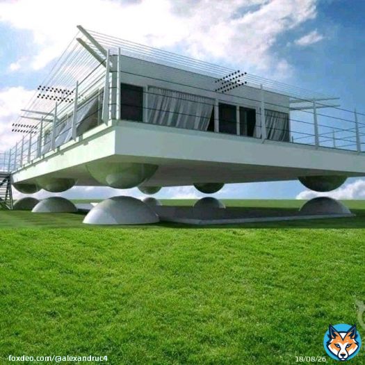 Japan is working on a technology that allows homes to raise above ground enough to protect the home in case of earthquake