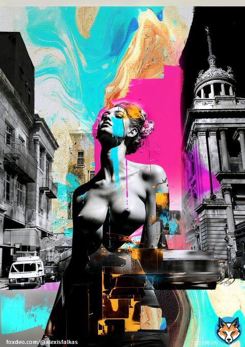 Gm art lovers.  The painter, in a poetic tone, said; 'You're like a surrealistic painting, hard to understand but impossible to ignore.'  The muse rolled her eyes and replied;  'Your lyrical work needs more color and fewer clich&eacute;s.'  'Freedom eedom muse.'