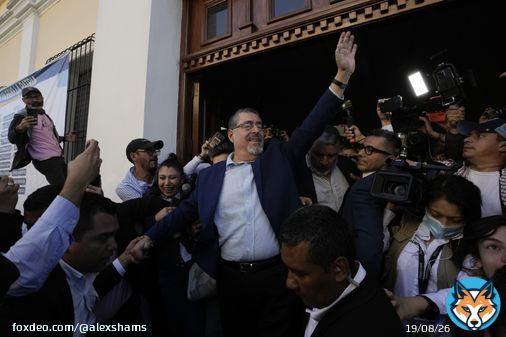 Exciting news from Guatemala:  'American interventions in 1954 and 1963 robbed Guatemalans of the legacy of their visionary leader Juan Jose Ar&eacute;valo. ...  Now, in a delicious twist, Ar&eacute;valo&rsquo;s son has picked up the fallen torch of Guatemalan democracy.'
