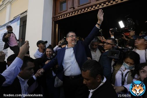 Exciting news from Guatemala:  'American interventions in 1954 and 1963 robbed Guatemalans of the legacy of their visionary leader Juan Jose Ar&eacute;valo. ...  Now, in a delicious twist, Ar&eacute;valo&rsquo;s son has picked up the fallen torch of Guatemalan democracy.'