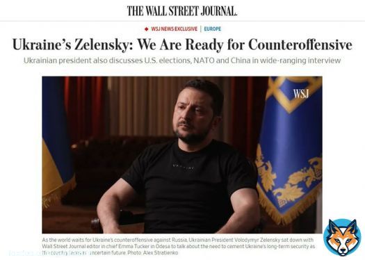 'Ukraine is ready for a counteroffensive,' - Zelensky said in an interview with The Wall Street Journal.  #Шебекино #Kyiv #Шемякино #Крым #бердянск