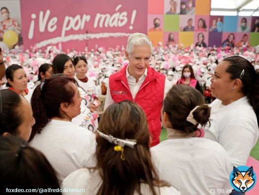 Así como las amas de casa no paran de apoyar a sus familias, el #SalarioRosa tampoco se detiene. Hoy sumamos a más de 7,000 beneficiarias en #Lerma.