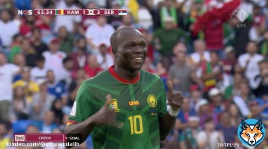 التاريخ |   أبو بكر اول بديل افريقي عبر تاريخ بطولات كاس العالم يدخل كلاعب بديل   يسجل و يصنع في نفس المبارة ..