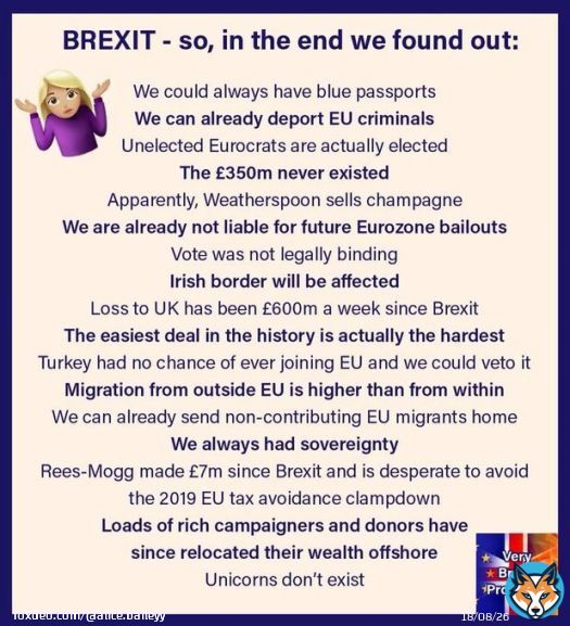 I've followed you back on #FollowBackFriday   #ToriesOut232 #GeneralElectionNow #ToryCorruption  #LiarJohnson #BrexitFoodRationing #BrexitHasFailed #ThereseCoughy #TreezaTurnip #tomatogate #TurnipGate