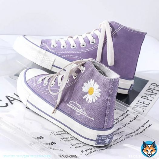 \ud83d\udd17   \u2705 Purple High-top Women Canvas Shoes High Quality Women Casual Shoes Canvas Rubber Female Flat Shoes . .  #ديبالا #متي_راح_تتزوج #جوني_ديب #الخميس_الونيس #الطويله_اجمل_يابنات #جوني_فاز #الدمام