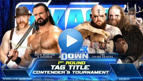 Drew McIntyre & Sheamus Vs The Viking Raider  #WWE #WWE2K23 #SmackDown #VikingRaiders #TagTeamTournament #WWE2K22 #WWERoanoke  Watch Now: