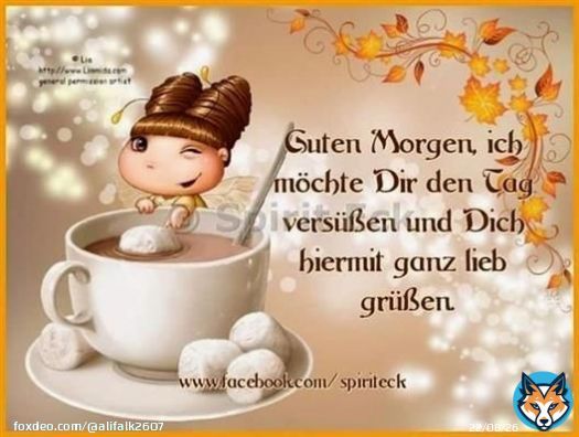 Einen wundersch&ouml;nen guten Morgen meine Lieblingsv&ouml;gel.  Soo  . Dann wollen wir mal, sooo langsam in den Dienstag starten.  Erstmal mit der Kaffeemaschine flirten . Kaffee und so . Und ja   hab ich auch.  Fr&uuml;hst&uuml;ck gibt es auf der Terrasse.  Bis sp&auml;ter.