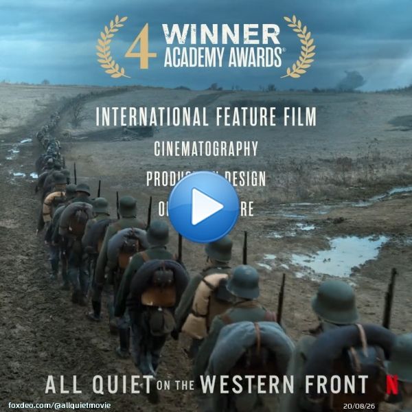 Thank you to @TheAcademy for honoring All Quiet on the Western Front with 4 #Oscar Awards including Best International Feature, Cinematography, Production Design, and Original Score. Congratulations to Edward Berger and the entire team behind this remarkable film!