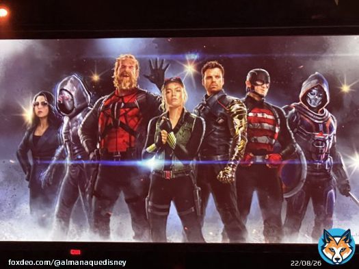 SOLDADO INVERNAL! YELENA BELOVA! FANTASMA!  EIS A FORMA&Ccedil;&Atilde;O DOS THUNDERBOLTS DA MARVEL STUDIOS! #D23Expo #D23ExpoAD