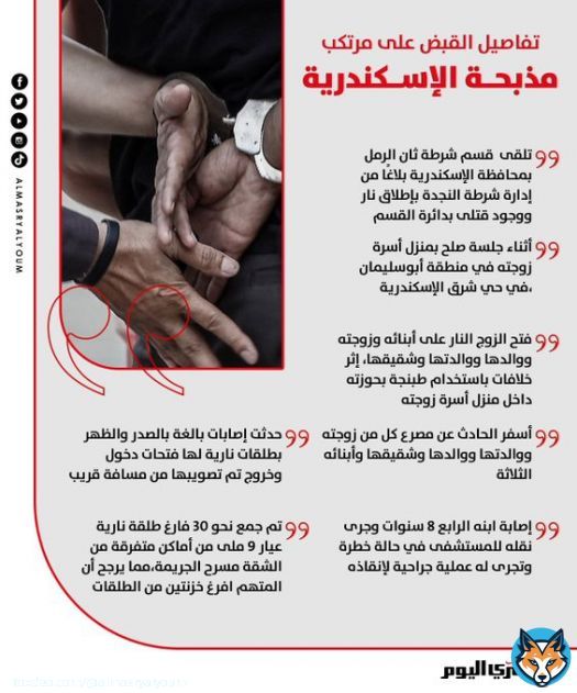 تفاصيل القبض على مرتكب مذبحة #الإسكندرية