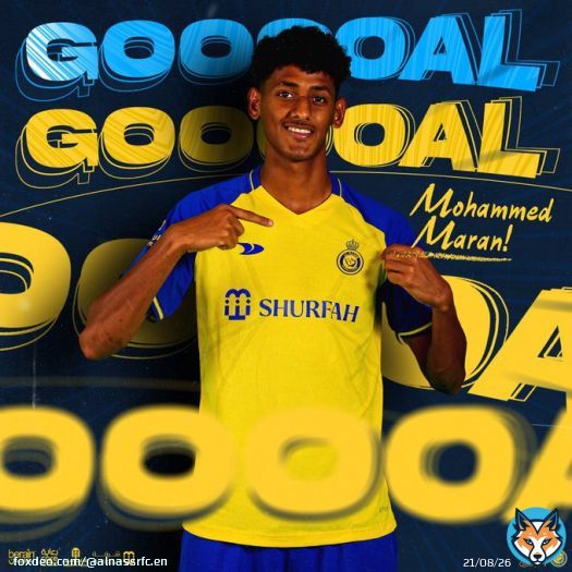 || GOOOOOAAAAL!  Marran scores the third goal 49&rsquo; for @AlNassrFC #AlNassr 3:0 #AbhaFC